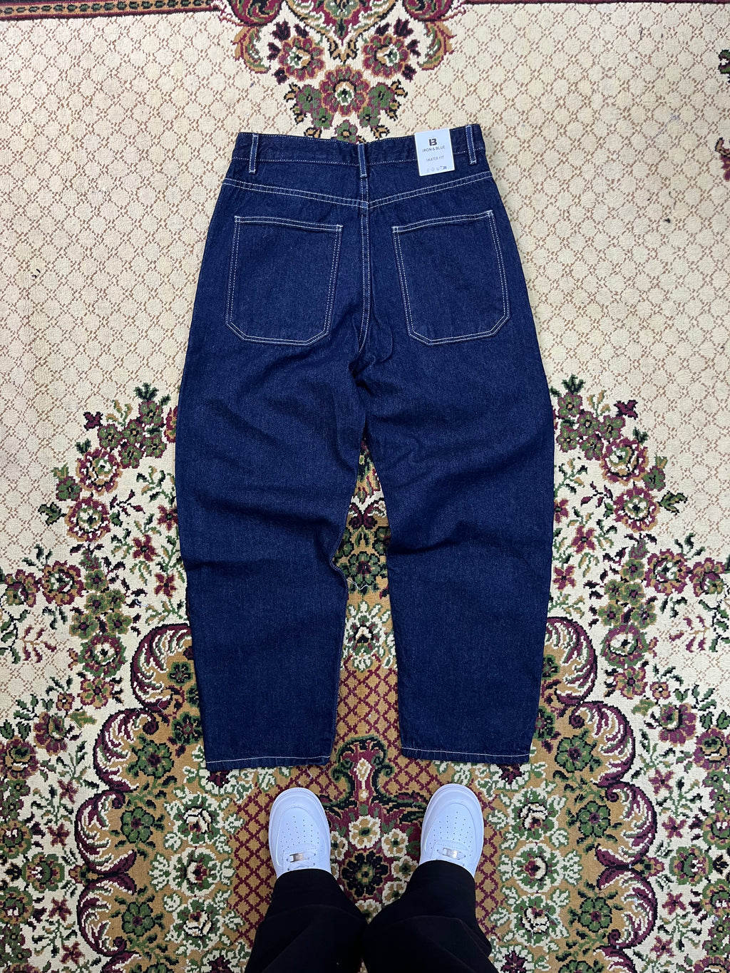 Dark blue denim