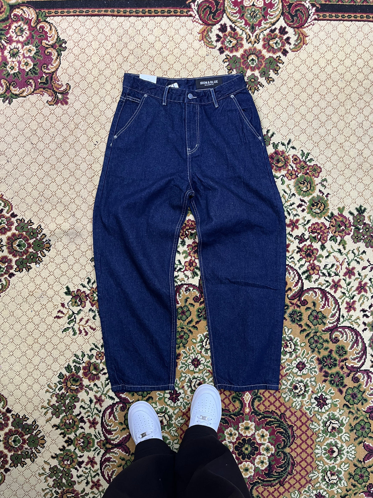 Dark blue denim