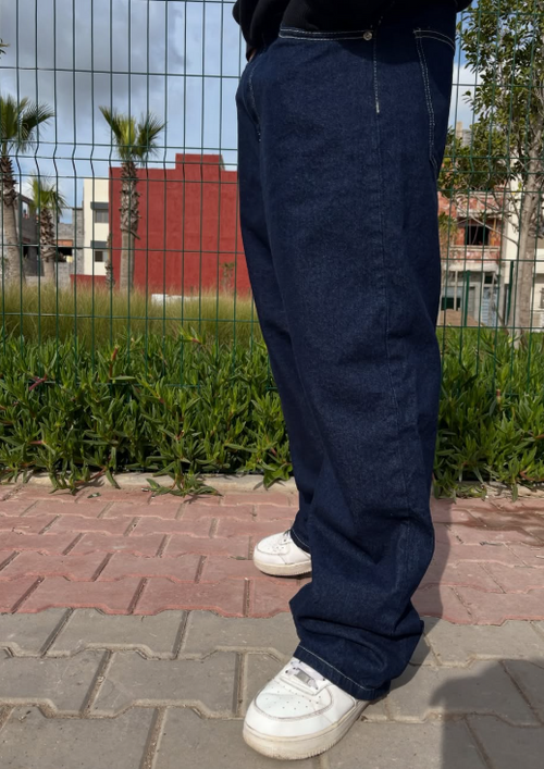 Baggy Jeans in Dark Blue