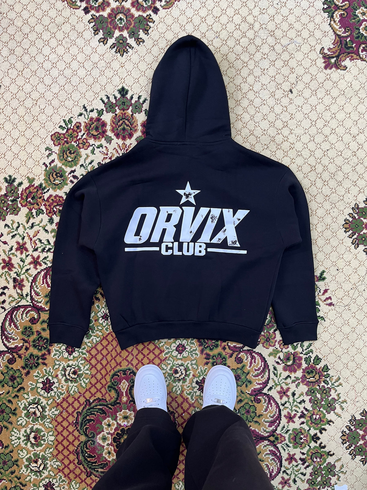 Cropped Zipper black