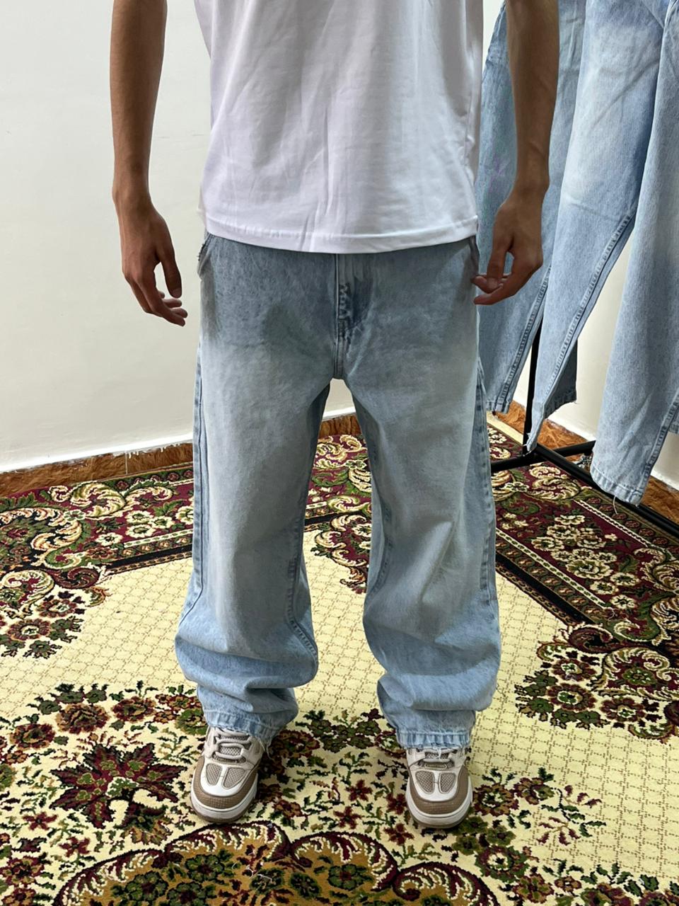 Jean Baggy Bleu Ciel