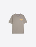 grey Bershka boxy fit print T-shirt