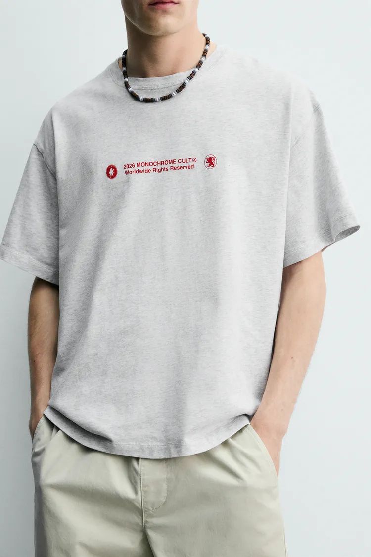 TSHIRT CROPPED GRAY