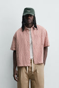 BOXY FIT EMBROIDERED CHECK SHIRT