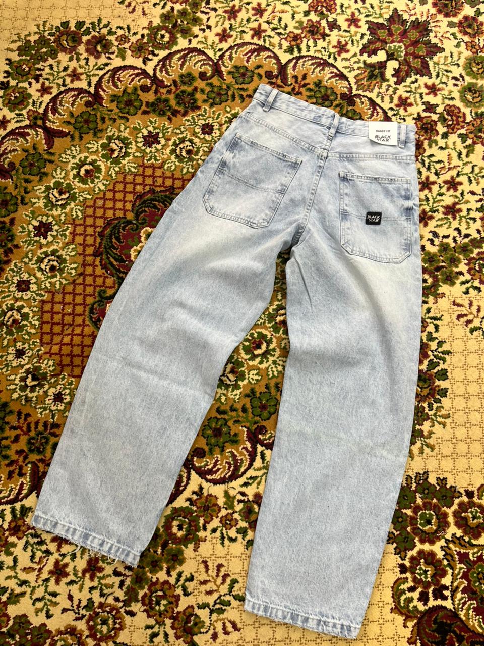 Jean Baggy Bleu Ciel