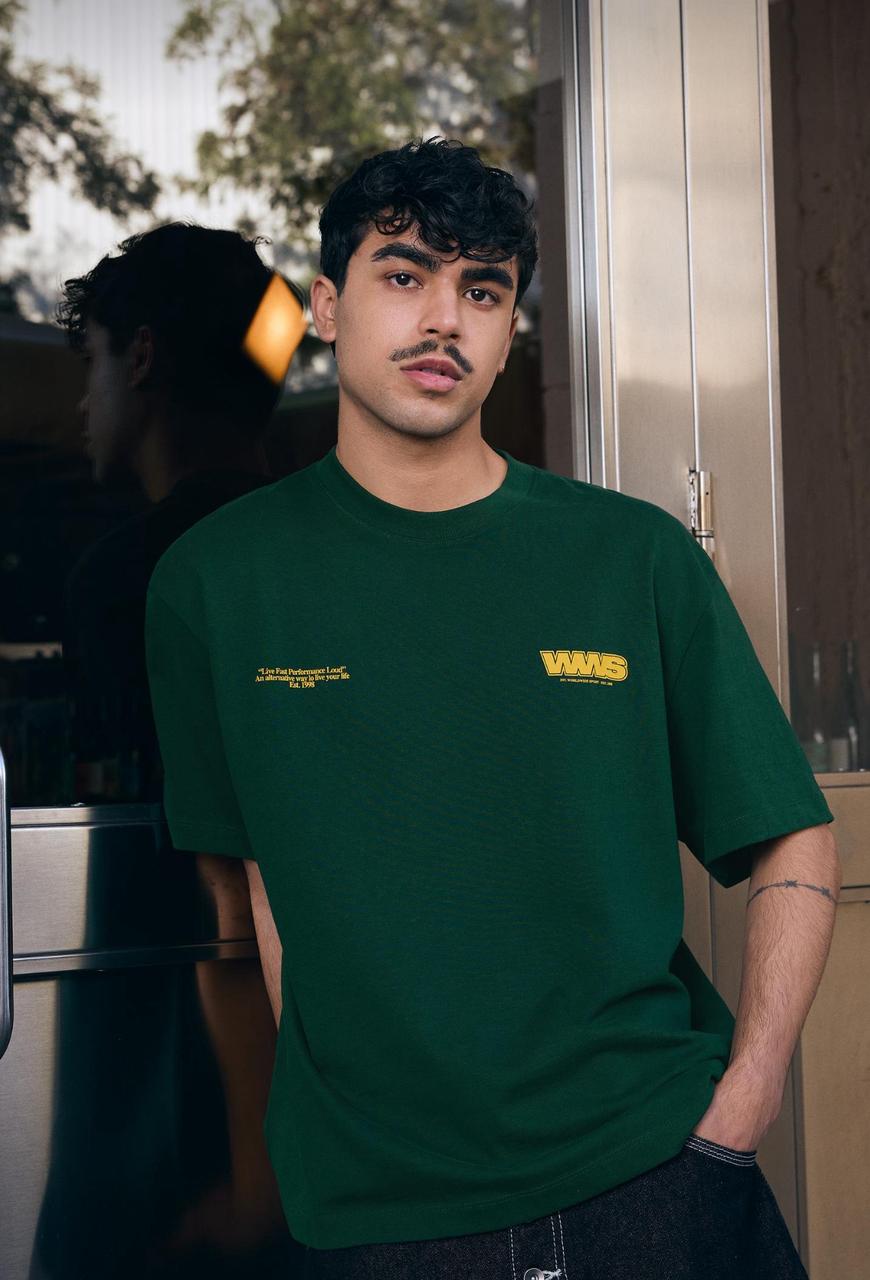 dark green Bershka t-shirt