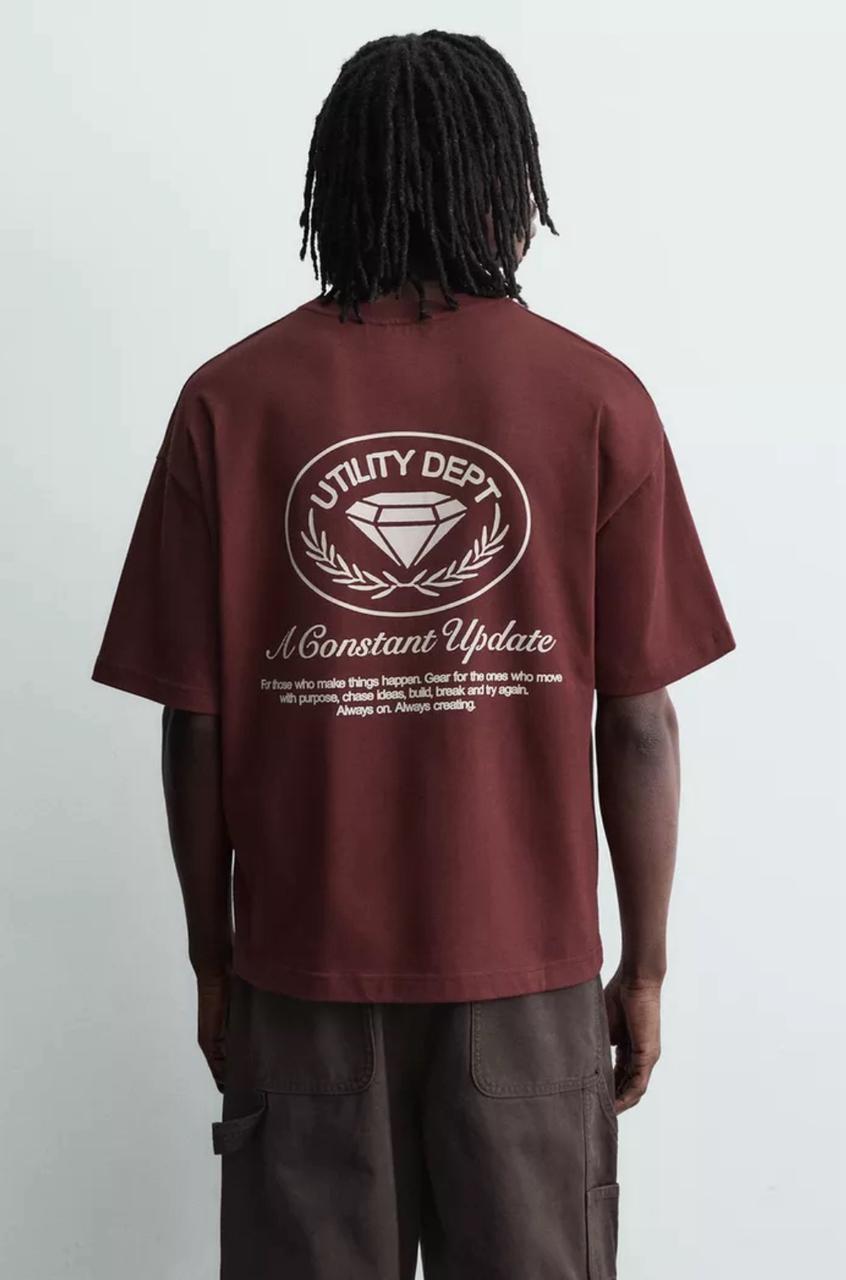TSHIRT BORDEAUX