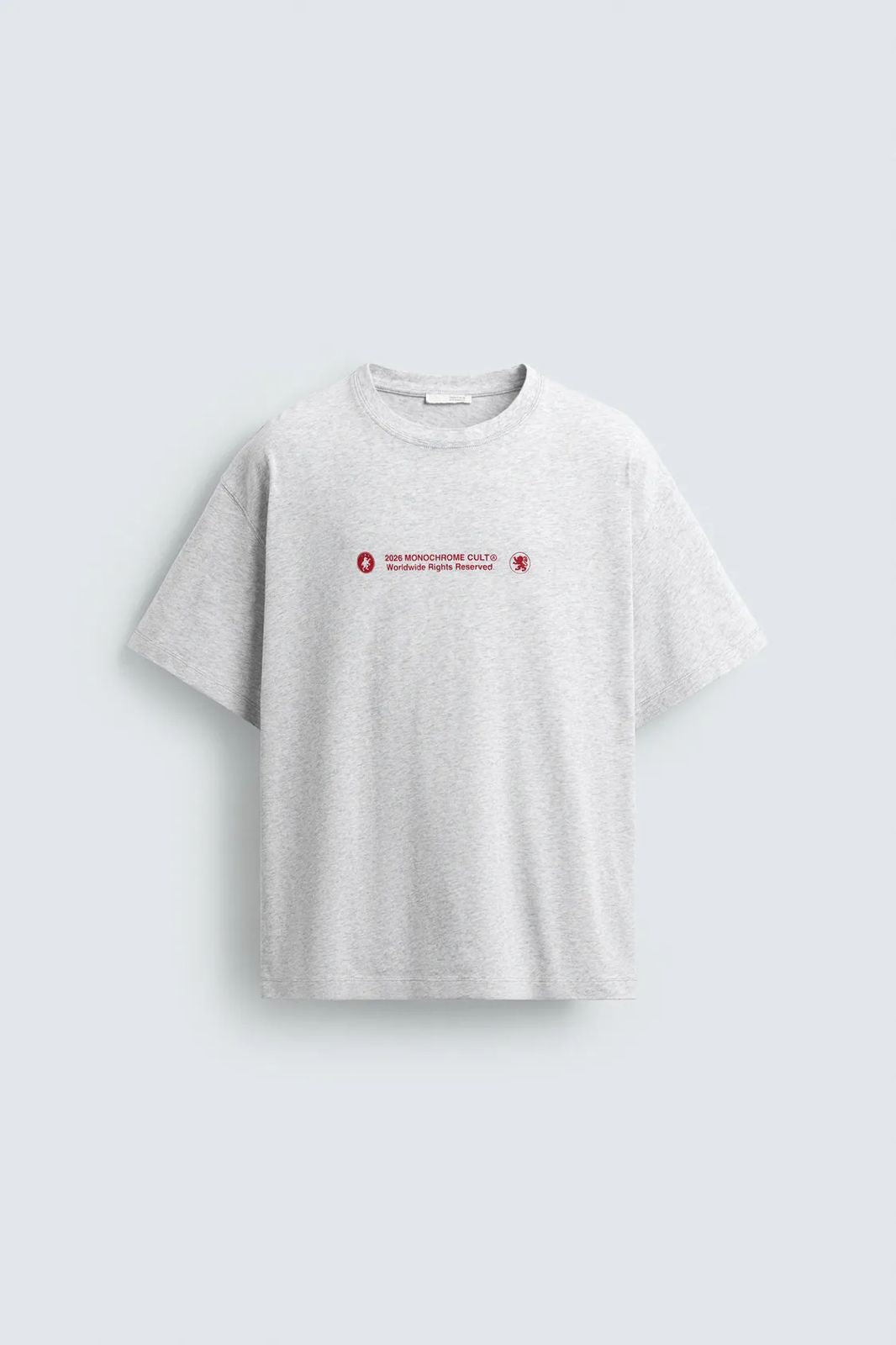 TSHIRT CROPPED GRAY