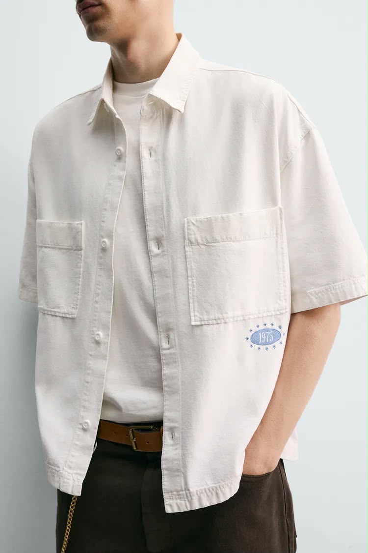 Chemise Blanc Zara Original