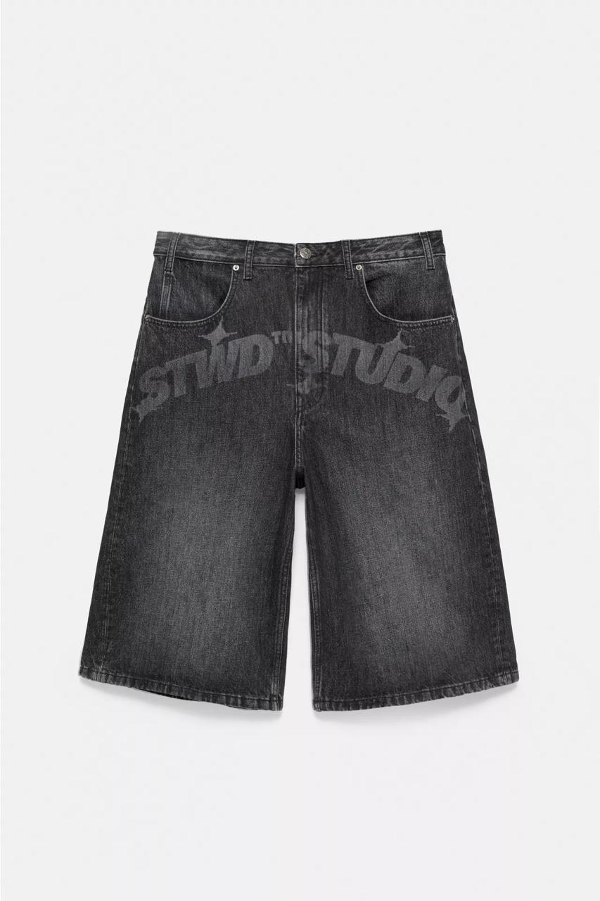 Short en jean - black